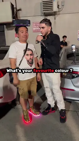 I just asked for his favourite colour 😭