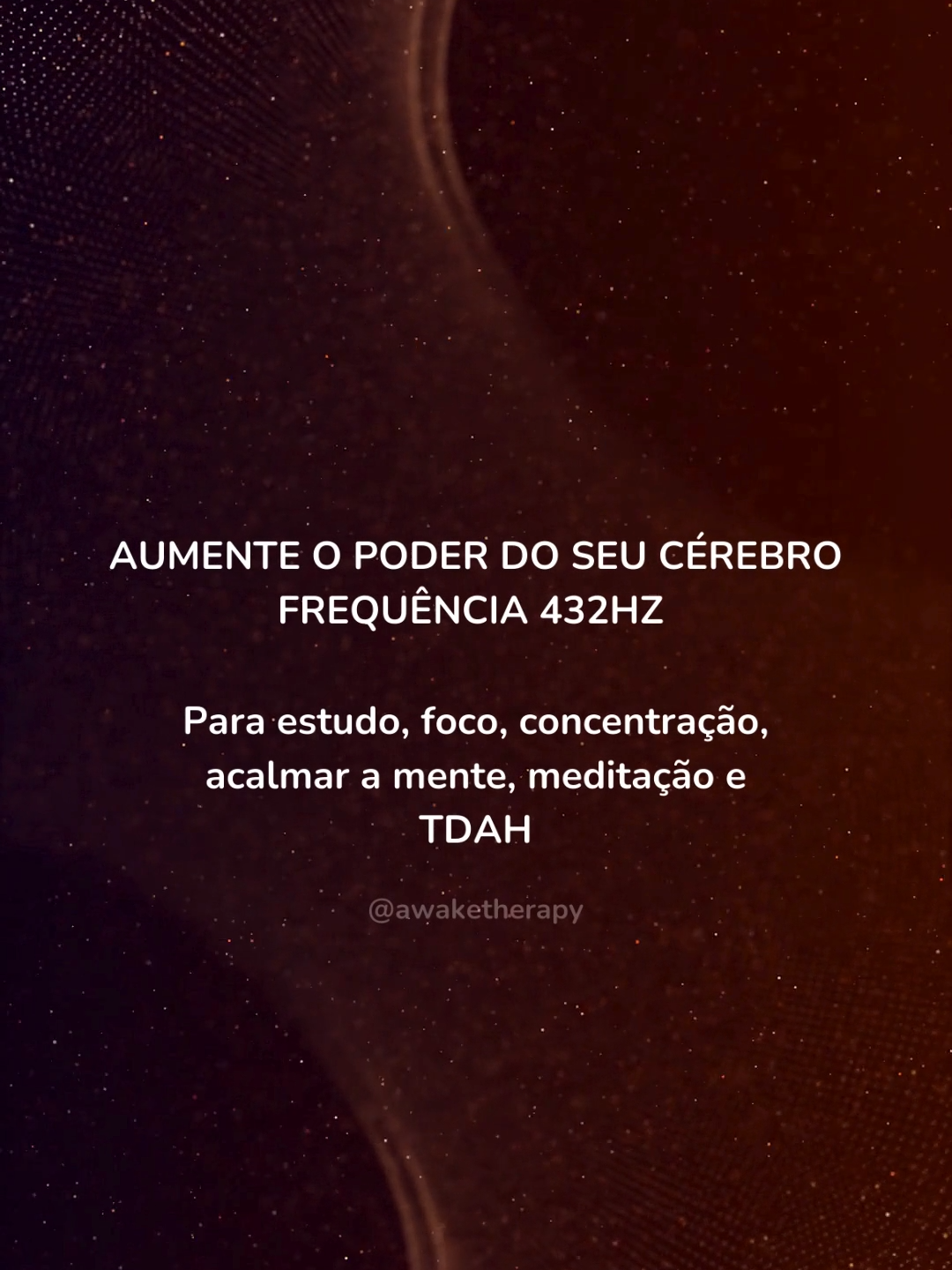 432Hz é indicada para estudo, foco, concentração, frequência curativa, conecta com a frequência da Terra, desbloqueios emocionais e expansão de consciência, para sono profundo e reparador, restaurar o DNA, intuição. Coloque antes de dormir e deixe-se dormir com esta frequência para obter os benefícios ao longo do sono. #frequencia #frequenciavibracional #sono #bemestar #inteligencia #estudo #fy #fypage #fyp #foryou #foryoupage #foryoupageofficiall