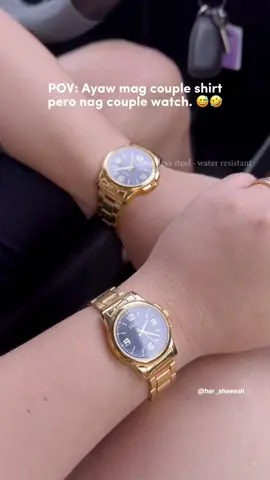 Stainless steel • water resistant 🤍 #watch #couplewatch #hisandhers #watchformen #watchforwomen 