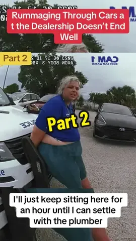 Rummaging Through Cars at the Dealership Doesn’t End Well p2#cops #crime #copsoftiktok #truecrimecommunity #truestory #bodycam #viral 