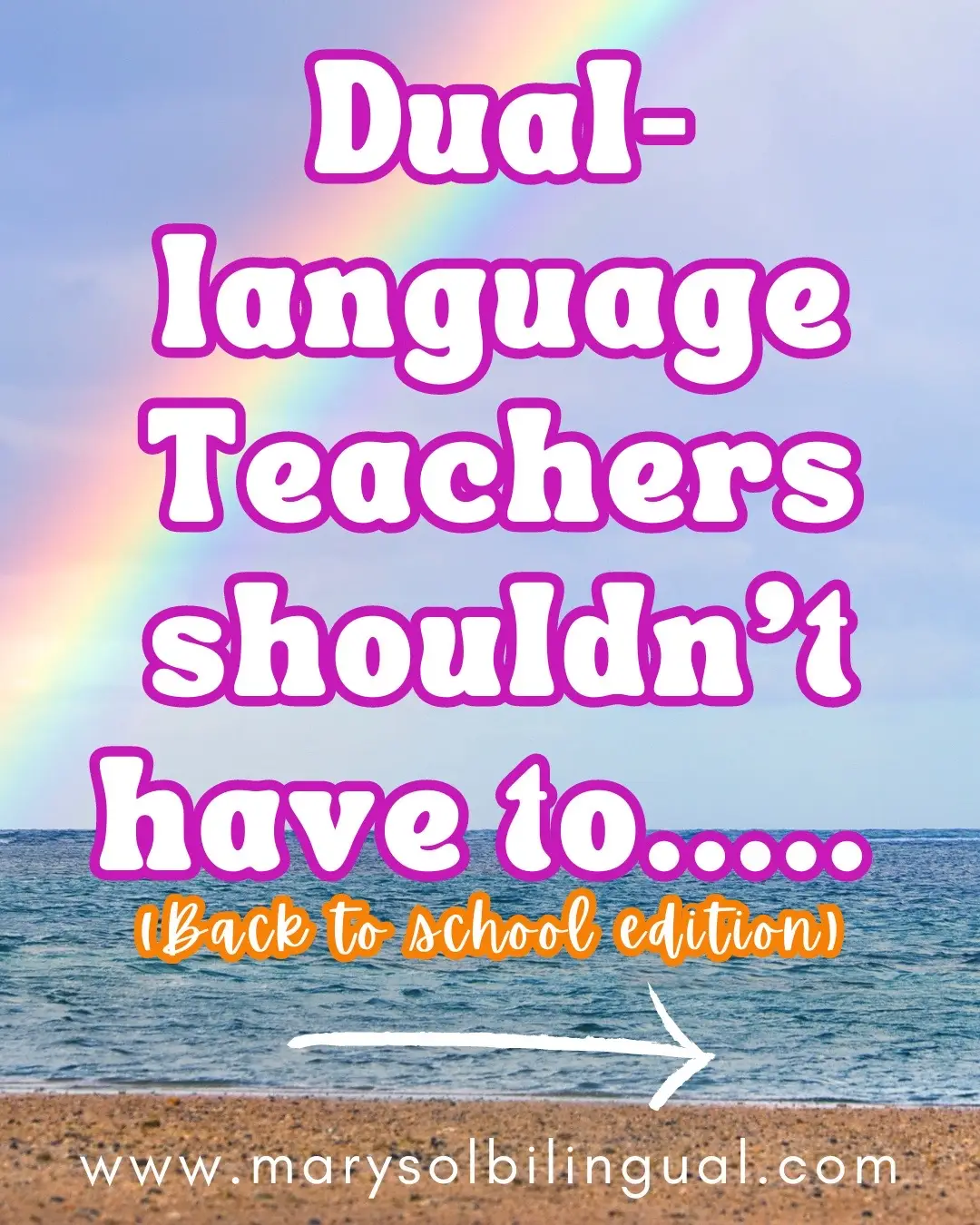 Every summer, as back-to-school time approaches, we all want to have everything ready for the new year.  “This is going to be the year” you say to yourself.   ✅You want nothing more than to create a classroom where students feel welcomed, loved, and want to come to school,  ✅You want systems in place that help your classroom run itself.   ✅You want to finally get around to those projects you didn’t get to this year.  Pero….  Instead…  ⚠️You catch yourself scrolling and bookmarking things that don’t align to your goals. ⚠️August rolls in and you start feeling overwhelmed as your “to do” list grows.  ⚠️ and suddenly the commitment you had to yourself only a few weeks prior is slowly fading away, while other non-instructional items take priority.  The reason why you slowly forget your summer goals and dreams isn’t because you are a slacker or not cut out to be a dual-language teacher….. you are missing some back to school systems and activities that you can can repeat every year, which will free up your time.  While I can’t help you with all the problems new dual-teachers face at the beginning of the year, I can help you with back to school materials.  I am currently pre-selling an “Everything you need Back to school Bundle” and if you are one of the few to get in early, the start of the year will be that much easier on you.  ⬆️para más información #newduallanguageteacher #duallanguageclassroom #bilingualclassroom #newteacher #teacherproblems #bilingualteacher #palantemembership #ndltbootcamp 