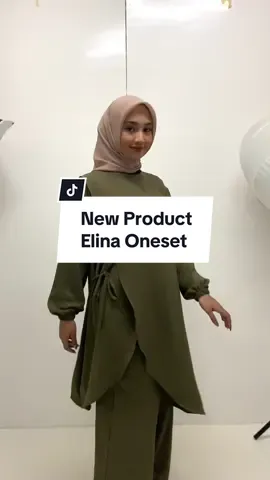 Hello! Finally launching! 😱✨ Let me Introduce u to Elina Oneset ‼️ Buat yang kepo bisa langsung klik produknya ya ❤️‍🔥  #fyp #auliamuslimwear #elinaoneset #setcel #setelancelana #tunik #launching 