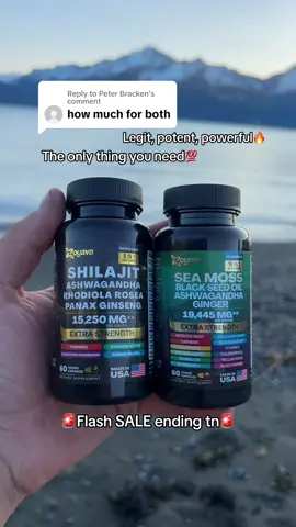Replying to @Peter Bracken don’t say that I didn’t tell y’all about this stuff… it really is the truth💯 #seamoss #shilajit #supplements #ttshop #tiktokshop 