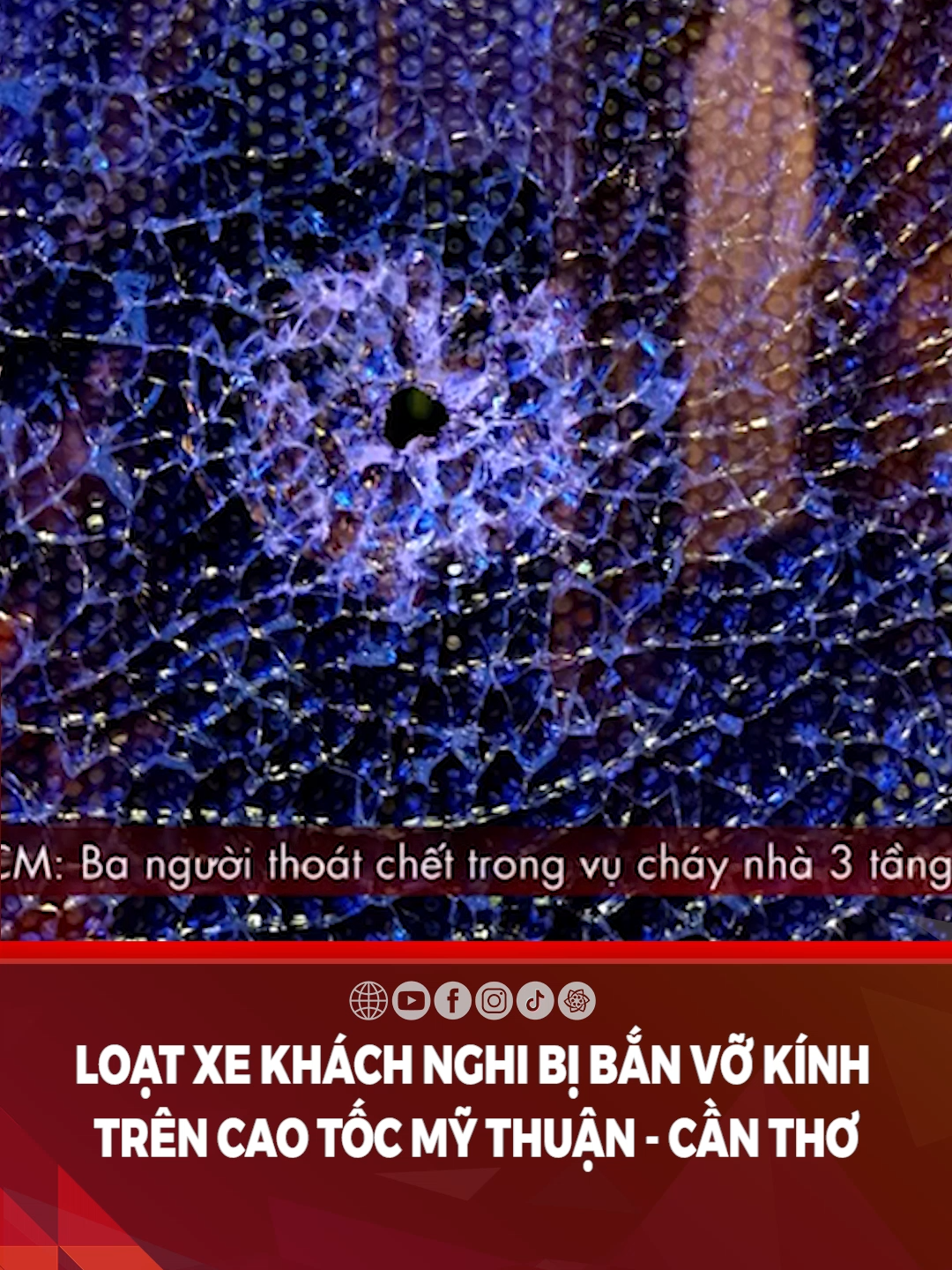 Loạt xe khách nghi bị bắn vỡ kính trên cao tốc Mỹ Thuận - Cần Thơ #HTV #HTVTintuc #HTVnewZ #HTVC #HTVCnews #HTVCtintuc #tiktoknews #tinnong