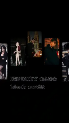 The 5 strongest leaders in Infinity Gang - Black outfit 🖤 #masukberanda #INFINITY #fyp 