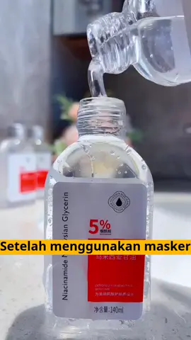 Bagi yang kulitnya kering dan riasannya menempel, cobalah Niacinamide Malaysian Glycerin ini