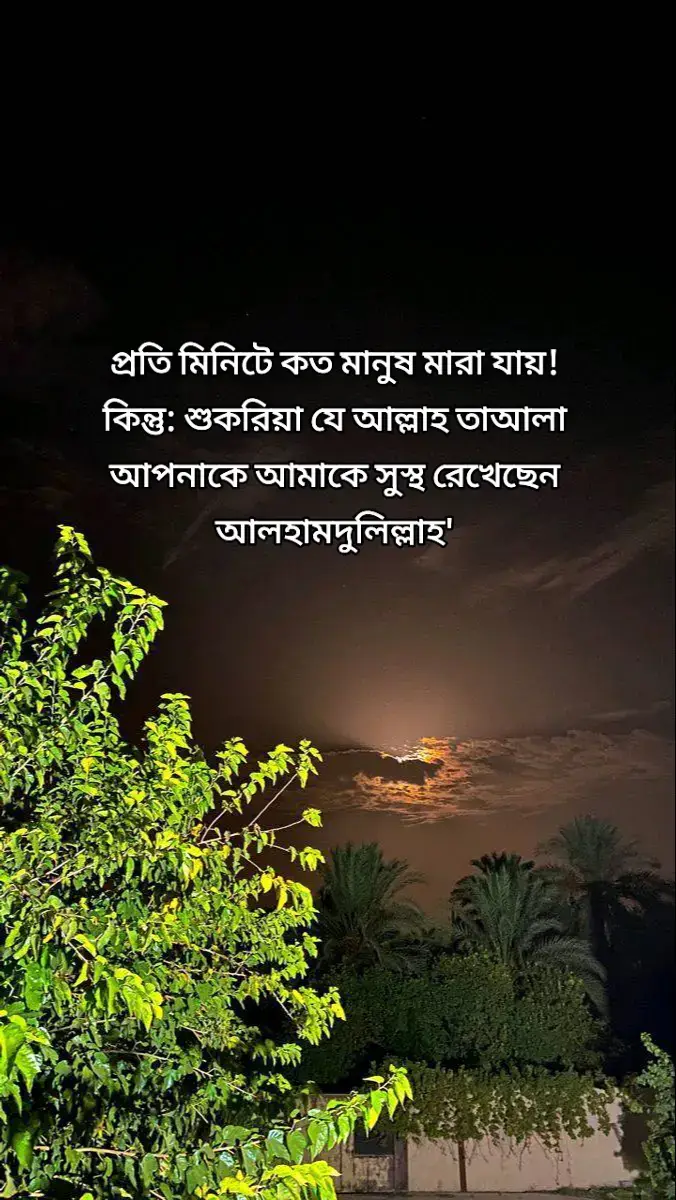 প্রতি মিনিটে কত মানুষ মারা যায়! কিন্তু: শুকরিয়া যে আল্লাহ তাআলা আপনাকে আমাকে সুস্থ রেখেছেন আলহামদুলিল্লাহ'