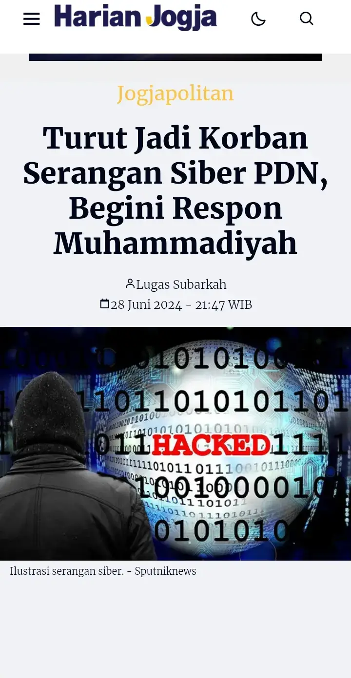 Muhammadiyah berharap pemerintah dapat bertanggung jawab atas persoalan ini dan mengambil langkah-langkah pemulihan segera. Pemerintah juga perlu jujur ​​terhadap masyarakat terkait dampak dan perawatan yang telah dilakukan. “Pemerintah dalam mengatasi masalah PDN ini harus berkomunikasi dengan jujur ​​dan terbuka kepada masyarakat. Serta berharap Pemerintah segera menyusun kembali sistem siber yang lebih komprehensif dengan melibatkan pakar dari berbagai pihak yang transparan,” katanya. #pdn #hack #hacker #muhammadiyah 