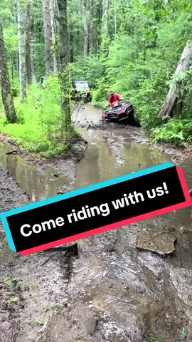 Its always a good time, until it’s not! Watch until the end 😅 #fourwheeling #riding #honda #polaris #mudding 