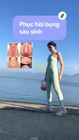 Phục hồi bụng sau sinh hiệu quả 🫶 #sausinh #me3con #mebim #mebau #tapgymtainha #tapyogatainha #healthylifestyle #chamsocbanthan #SelfCare #tachcobung #phuchoicobung #phuchoi #cosanchau #mebau #mebim 