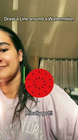 I figured it out! #fypシ゚viral #watermelonlinechallenge  