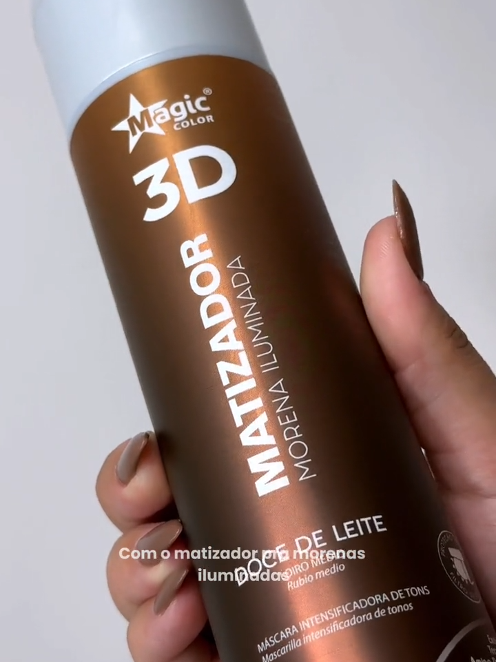 ✨ Ilumine-se com o Matizador 3D Morena Iluminada ✨ #magiccolor #matizador #morenailuminada #passoapasso #castanhoiluminado