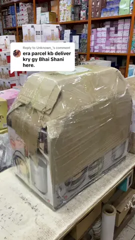 Replying to @Unknown_  Delivering your orders 03089734418 WHATSAPP . . . . . #tahacrockery #tahacrockerytraders #crockery #wholesale #wholesaleprice #pakistan #multan #for you #viral #reels #decor #Home #kitchen #dining #foryoupage #tct #trend #trending #dinnerset #electronics 