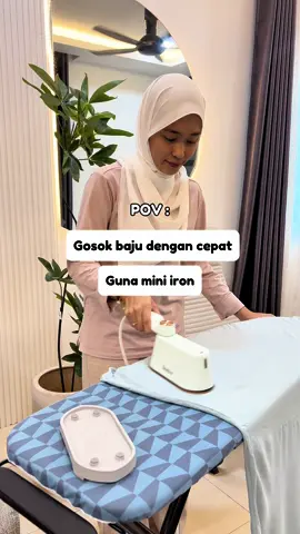 Best sangat ye pakai iron ni. I dah lama tau cari iron cute tapi function dari @Gaabor Official Store  Nak bawak pergi travel pun senang sebab saiz dia kecil je.  Korang cek beg kuning tau kalau nak beli  #gaabor #gaaborironsteamer #iron #routine #gosokbaju #ironsteamer #pov #racuntiktok #begkuning #fyp 