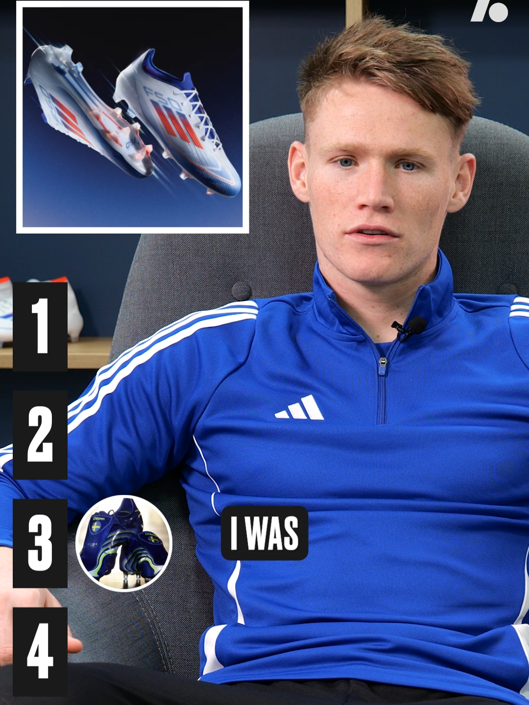 Scott McTominay blind ranks adidas F50s after the iconic boot’s new release ✨👟 @adidas #EURO2024 #footballtiktok #Scotland #scottmctominay #manunited #manchester united