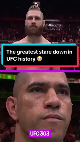 The greatest stare down in UFC history 😳 Alex Pereira 🤝 Jiri Prochazka #UFC303 #UFC #MMA #fight #ko #knockout #brazil #czech #alexpereira #jiriprochazka 