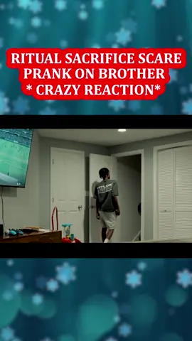 RITUAL Sacrifice Scare Prank On Brother * CRAZY REACTION*💔💔💔 - Part 2 #shaneandliana #shorts #shorty #shaneandliana8