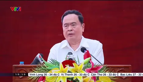 Chủ tịch Quốc hội Trần Thanh Mẫn tiếp xúc cử tri tại tỉnh Hậu Giang
