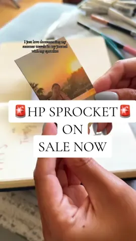 RUN dont walk! The Sprocket sale ends soon!!! 🎞️🤭 #hpsprocket #dealsfordays #summersale #inklessprinter #dealsforyoudays #portableprinter #photoprinter 
