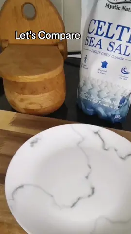 Celtic salt Vs Table salt  #fyp #celticsalt #healthyliving #tiktokmademebuyit #Foodie #tiktokshopfinds 
