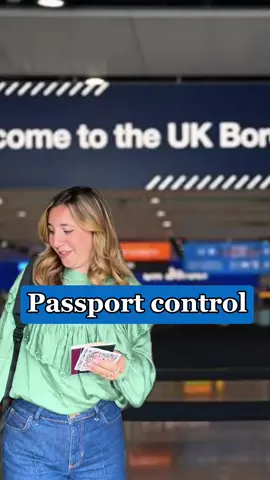 Laura has reached passport control 🛂 #inglese #ingleseperitaliani #ingles #english #britishenglish #comedy #italianiallestero 