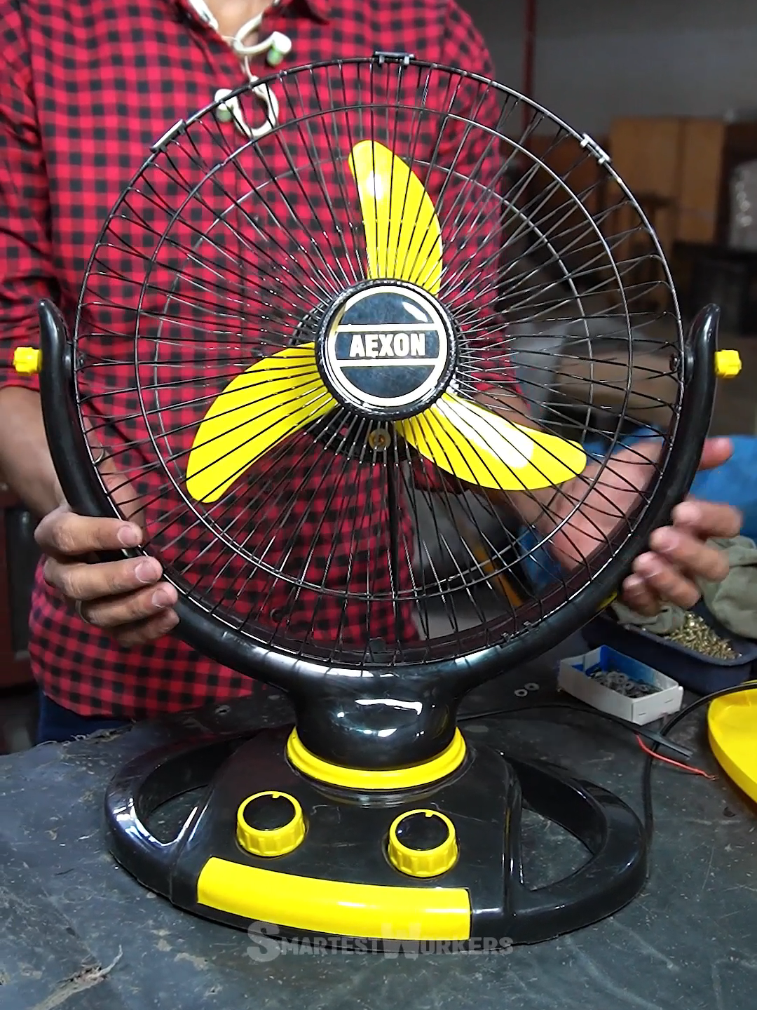 Making of Rechargeable Plastic Fan