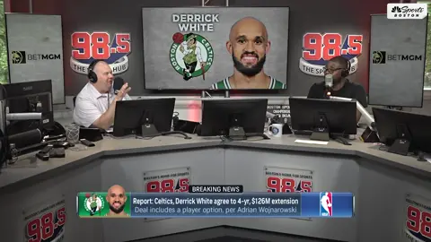 🚨 BREAKING NEWS 🚨 Derrick White has reportedly agreed to a four-year, $126M contract extension with the Celtics #Celtics #DerrickWhite #NBA #NBATitle