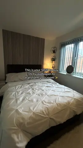 This is AMAZING!! I bought the 1000cm by 40cm, used only one roll!  #TikTokMadeMeBuyIt #HomeFinds #Home #homedecor #bedroom #bedroomfinds #bedroomtransformation #homerenovation #homeimprovement #stickywallpaper #selfadhesivewallpapers #selfadhesivewallpaper #wallpaper #homeandliving #bedroomdecor 