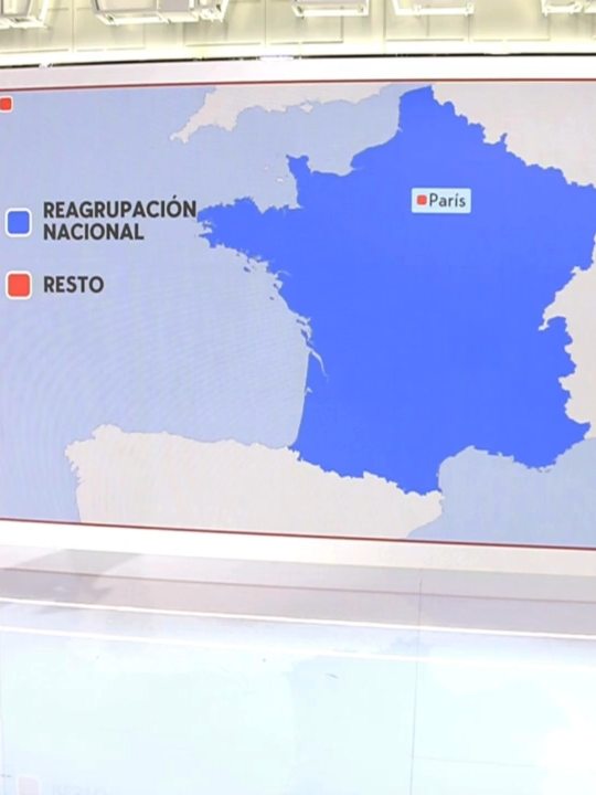 Cómo se ha votado en Francia: arrasa Reagrupación Nacional con Marine Le Pen en más de 24.000 municipios #noticias #noticiastiktok #noticiascuatro #news