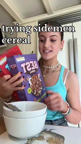 try the new @Sidemen @Best Breakfasts cereal with me 😋🥣 i got mine from tesco and would 100% recommend 🫡