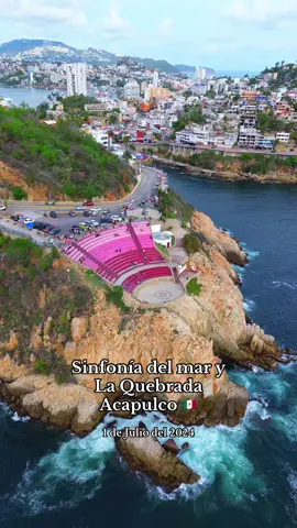 La belleza de Sinfonía del mar y La Quebrada 🌊🐚 #acapulco #sinfoniadelmar #laquebrada #fyp 