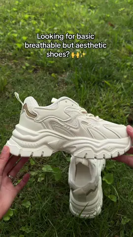 Make sure you size up! They run small! #breathableshoes #aestheticshoes #shoes #neutralaesthetic 