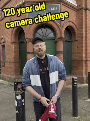 Using my 120 year-old camera to shoot the new @Manchester United home shirt, at the 120 year-old Salford Lads Club 🎞️ who wants to see the results?  Endless gratitude to United for including me as part of this launch ♥️ can’t wait to see how the photos come out from it - results coming in the next few days! (Just have to develop the film 😅) #expiredfilmclub #manchesterunited #football #jersey #Soccer #fyp 