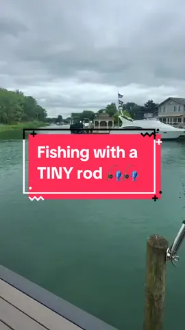 Fishing with a POCKET sized rod and reel 🎣🐟 #fishing #bassfishing #fishingvideos #CapCut 