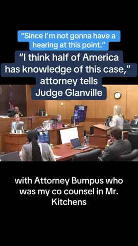 Along with sending the recusal motions against him to another judge, Fulton County Superior Court Judge Ural Glanville today cancelled a hearing scheduled for Wednesday in which attorney Kayla Bumpus, who represented Kenneth 
