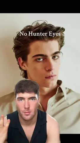Healing you from the chase for hunter eyes. Who in their right mind said scleral show or downturned eyes can’t be h0t? 
