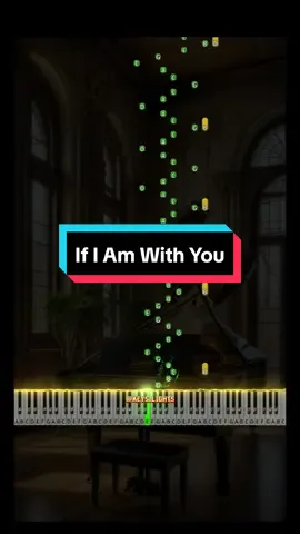 🟢 If I Am With You (Easy Piano Tutorial) #piano #pianotutorial #easypiano #easypianotutorial #ifiamwithyou #jujutsukaisen 