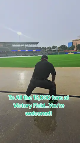 Glad I could dance away the weather in Indy this weekend  #fyp #viral #raindance #savannahbananas  @Indianapolis Indians 