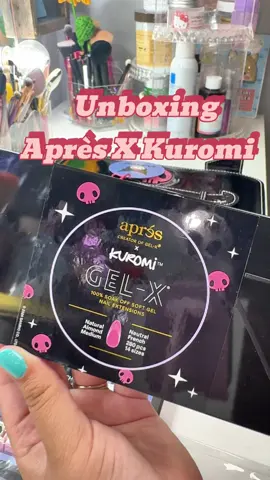 Unbox with me the limited edition Apres X Kuromi gel x kit 💖💖💖💖#unboxing #apres #kuromi #haul #f #fy #gelnails #hellokittyandfriends @Apres Nail 