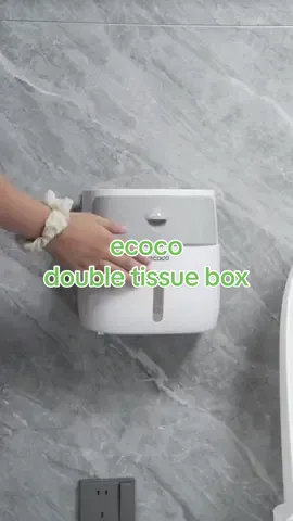 double tissue box✨ #ecoco #ecocoindonesia #homeware #bathroomware #tissuebox #tissue 
