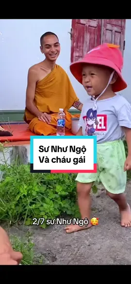 Sư Như Ngộ và Như Mẫu đang tu ở địa phương. Ttong clip là cháu thầy. #Sunhungo #sunhumau #suthichminhtue #suthichminhtuemoinhat 