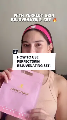 Achieve glowing skin in as easy as 3 steps with PERFECTSKIN REJUVENATING SET 😍✨ #howtouse #perfectskin #rejuvenatingset #skincaretips #perfectskincare #perfectskinset #perfectskinmain 
