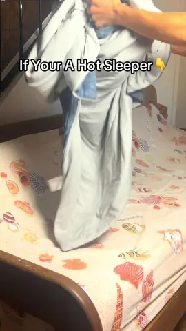If You Are A Hot Sleeper And Always Waking Up With Night Sweats During Summer Time You Got to Watch This Video Until The End. 👍😁 #fyp #hotsleeper #hot #Summer #coldblanket #cold #blanket #tiktokmademebuyit