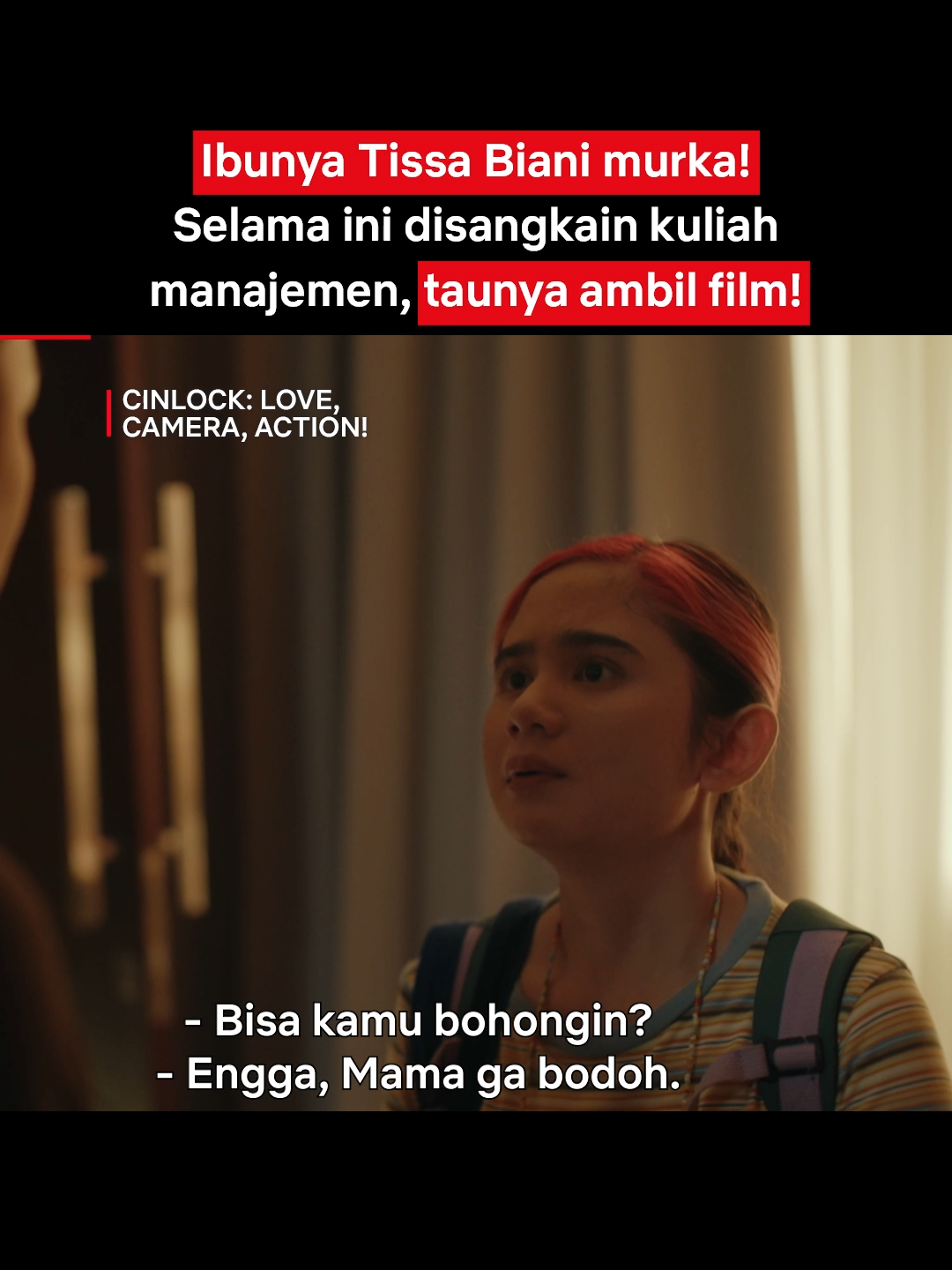 Kalo bikin ibu kecewa, emang dunia kayak mau runtuh rasanya 😰 #Netflix #CinLock #SeriesIndonesia #TissaBiani #JennyZhang #RekomendasiSeries