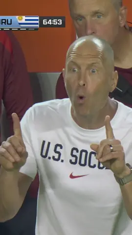 Gregg Berhalter and USMNT fans appeared to realize Bolivia had leveled the score vs Panama and only seconds later Uruguay took the lead 💔 #summerofstars #copaamerica #copaamericaonfox #panama #bolivia #uruguay 