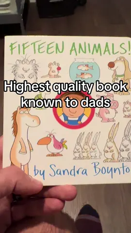 This book really gets you at the end. 😂 This toddler does a great job reading to his dad! #dadsreading #kidsreading #booksforkids #bob #sandraboynton #cutekid #cutekidvoice #toddlersoftiktok #toddlerreading 