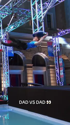 Our ninja dads go head to head in the first runoff of the night! 👏🏼🤩 #AmericanNinjaWarrior #ninjawarrior #ANW #race 