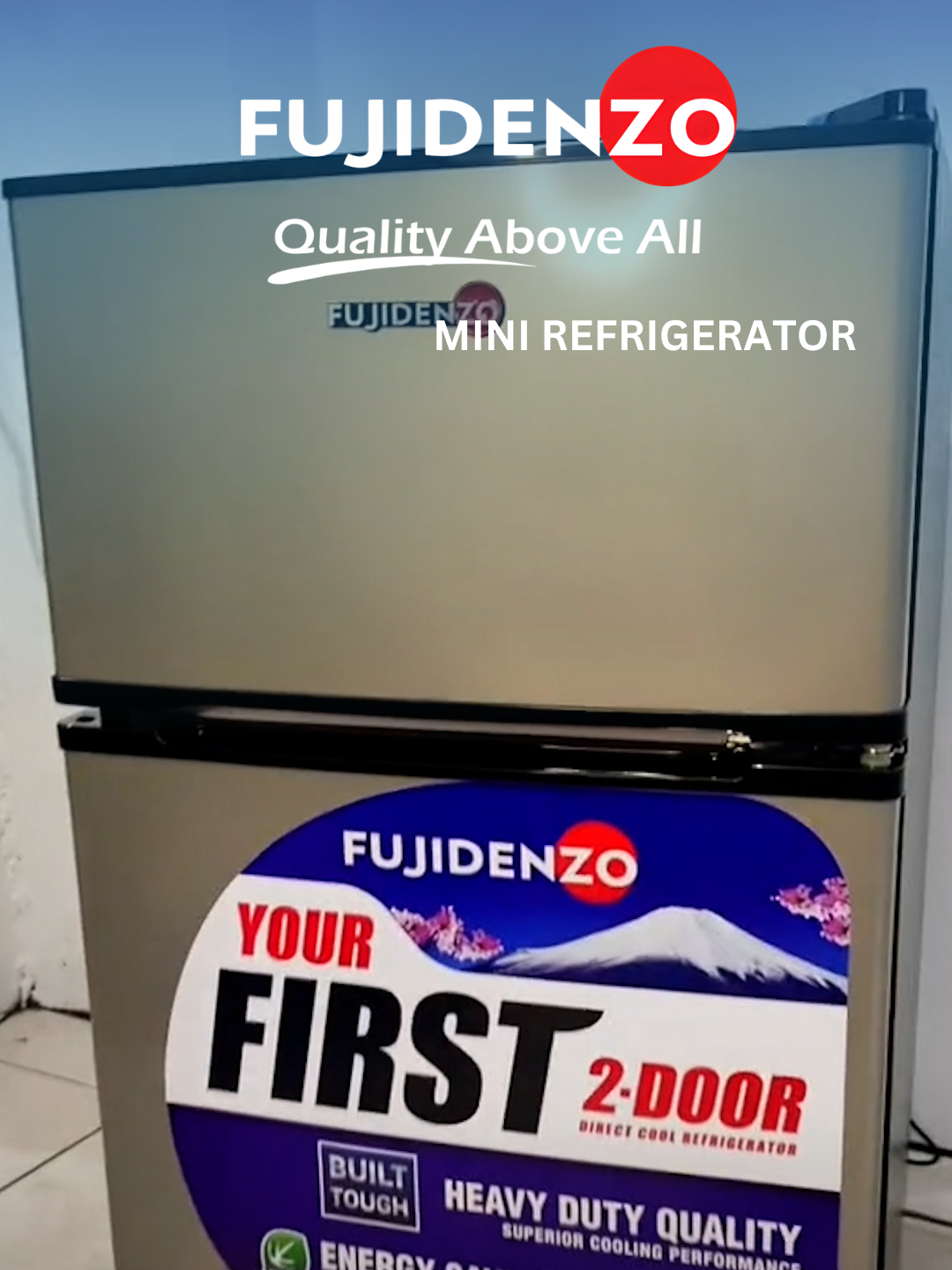 THE MOST AFFORDABLE MINI REF WITH 2 DOORS! BRANDED PA! #fujidenzo #fujidenzophilippines #miniref #cooler #fyp #tiktokph