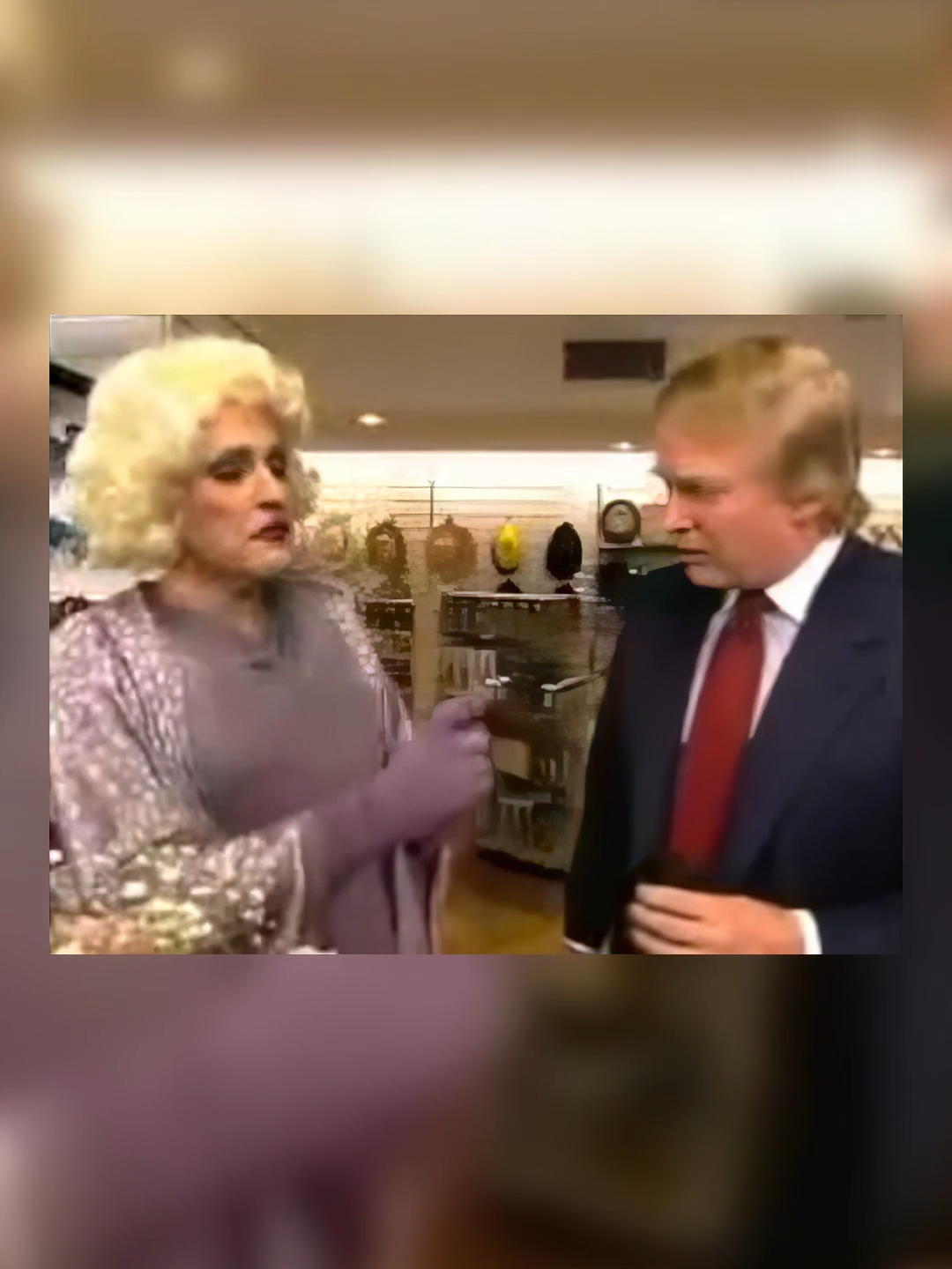 Donald Trump Flirting With Rudy Giuliani In Drag A long-forgotten video featuring President Donald Trump's personal lawyer, Rudy Giuliani, has resurfaced during Trump's impeachment inquiry, raising questions about the former New York City mayor's involvement. This clip first gained renewed attention in 2016 when Stephen Colbert, while exploring the internet under Giuliani's suggestion to search 