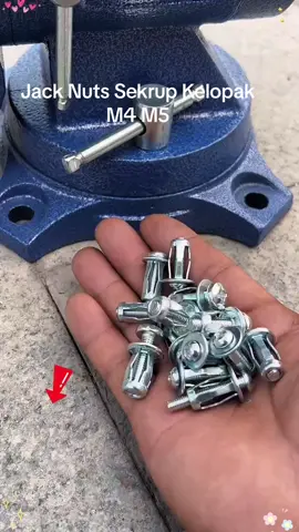 Jack Nuts Sekrup Kelopak M4 M5 #fyp #vlral #trend #trending #goodthing #shopping #indonesia #tools #hardware #mut #petal #expansionplug #screw 